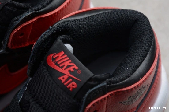 Kids High Retro 1 Kid OG Air 001 555088 Jordan Banned 001  555088 Bred  Red Black 1020